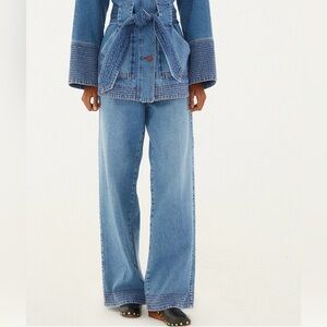 FARM Rio Light Blue Flare Jeans